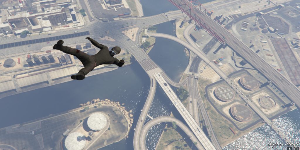 El jugador de GTA Online se lanzó al aire y se desperdició debido a un extraño error en la puerta