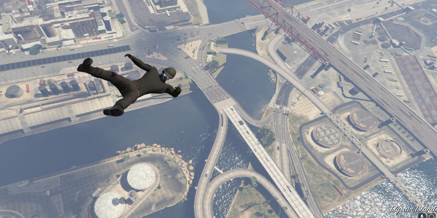 El jugador de GTA Online se lanzó al aire y se desperdició debido a un extraño error en la puerta