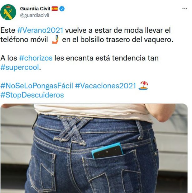 El lugar donde no se puede llevar el móvil, según la Guardia Civil