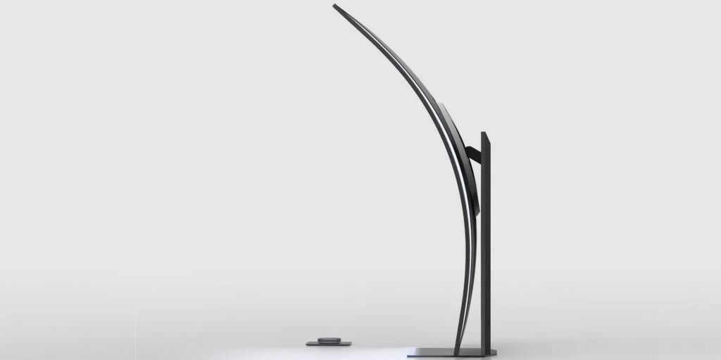 El monitor curvo gigante de Samsung gira para convertirse en una cuchara para servir píxeles