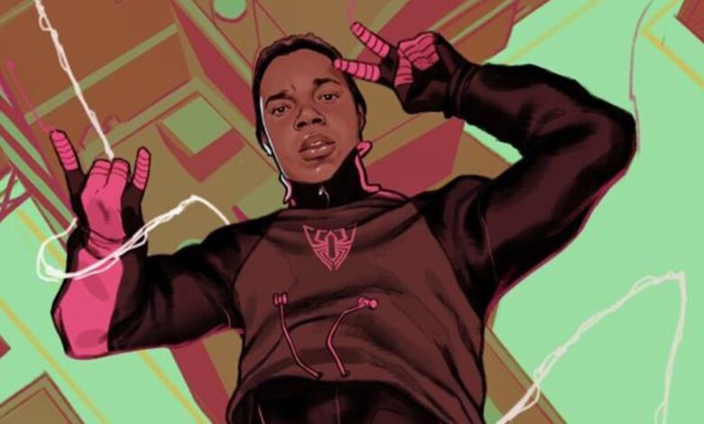 El nuevo disfraz de Spider-Man de Miles Morales nunca se vio mejor en la portada