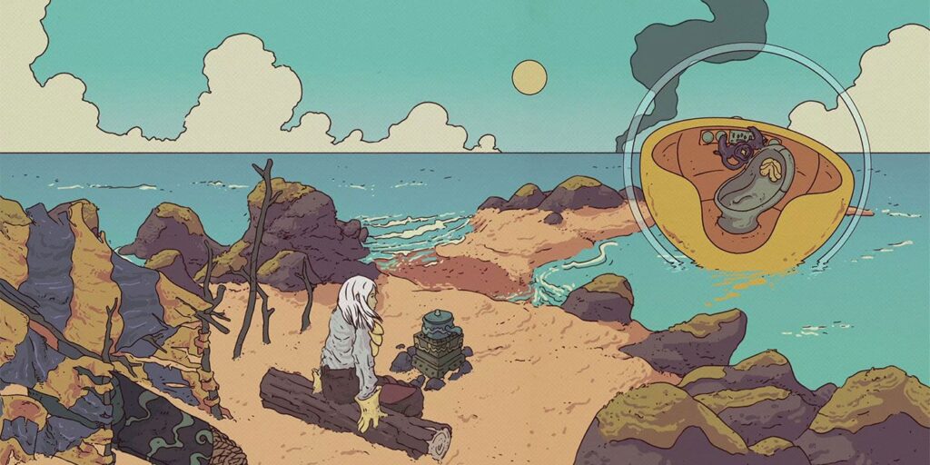 El nuevo juego de supervivencia Aquamarine parece un cómic jugable