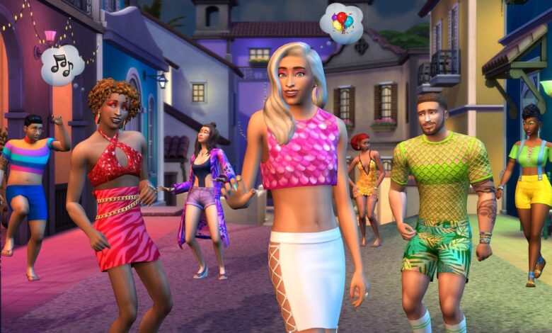 El nuevo kit de Sims 4 será ropa de calle de carnaval, por fuga