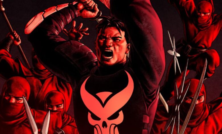 El nuevo logotipo y la armadura de Punisher se ven más de cerca en el nuevo arte de Marvel