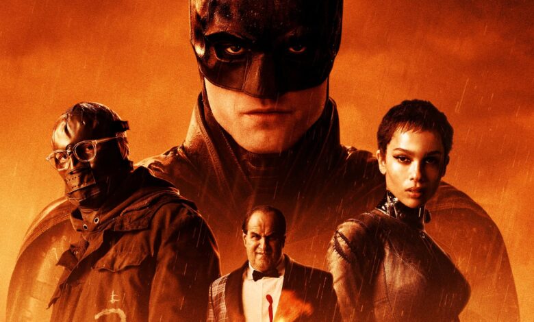 El póster de Batman da una mirada clara a Riddler, Penguin y Catwoman