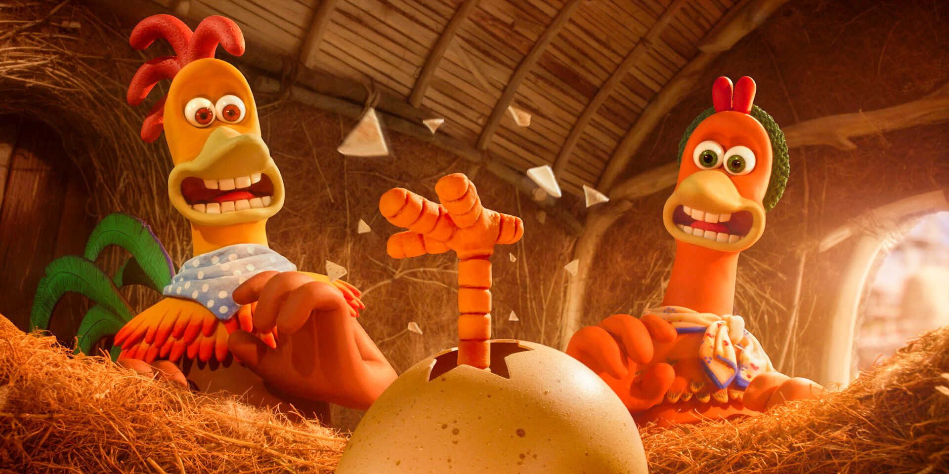 El título y la imagen de Chicken Run 2 revelan a Rocky y Ginger’s Child