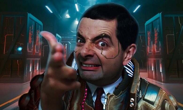 El video de Cyberpunk 2077 muestra a Mr.Bean en Night City