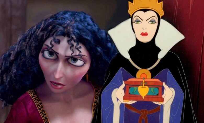 El villano de Enredados es realmente la reina malvada de Blancanieves: explicación de la teoría de Disney