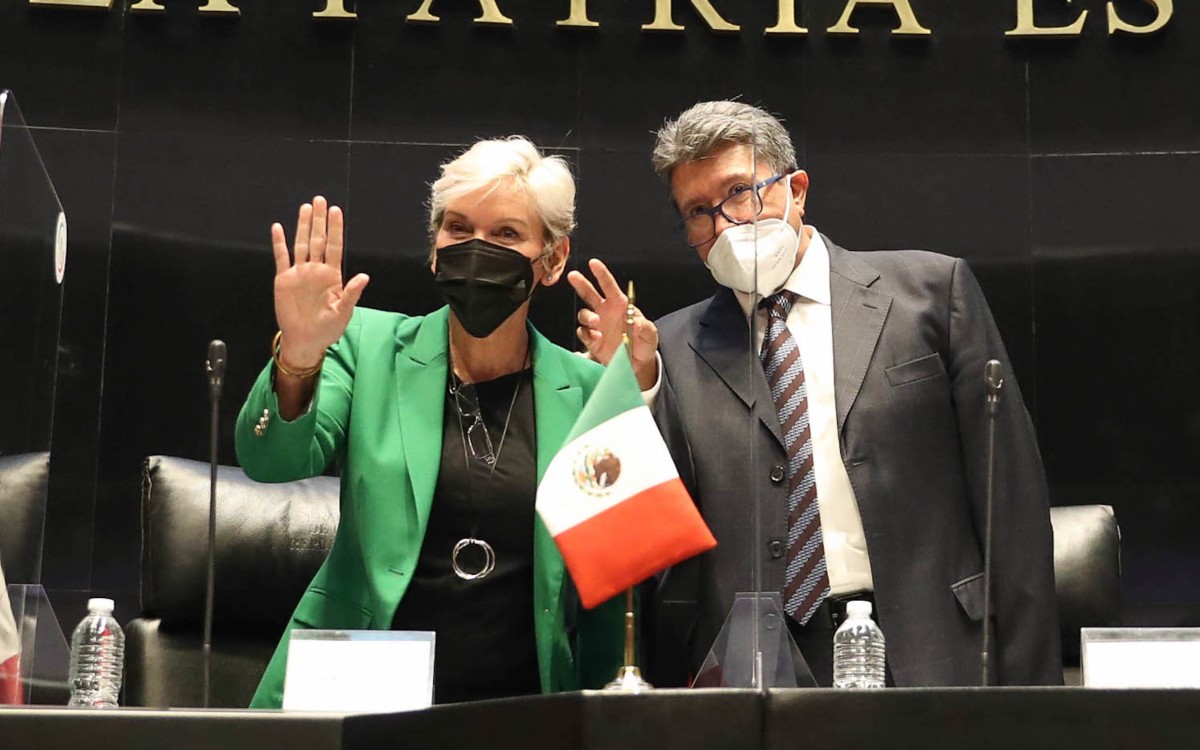 En el Senado, Jennifer Granholm fue respetuosa en torno a la reforma eléctrica: Monreal
