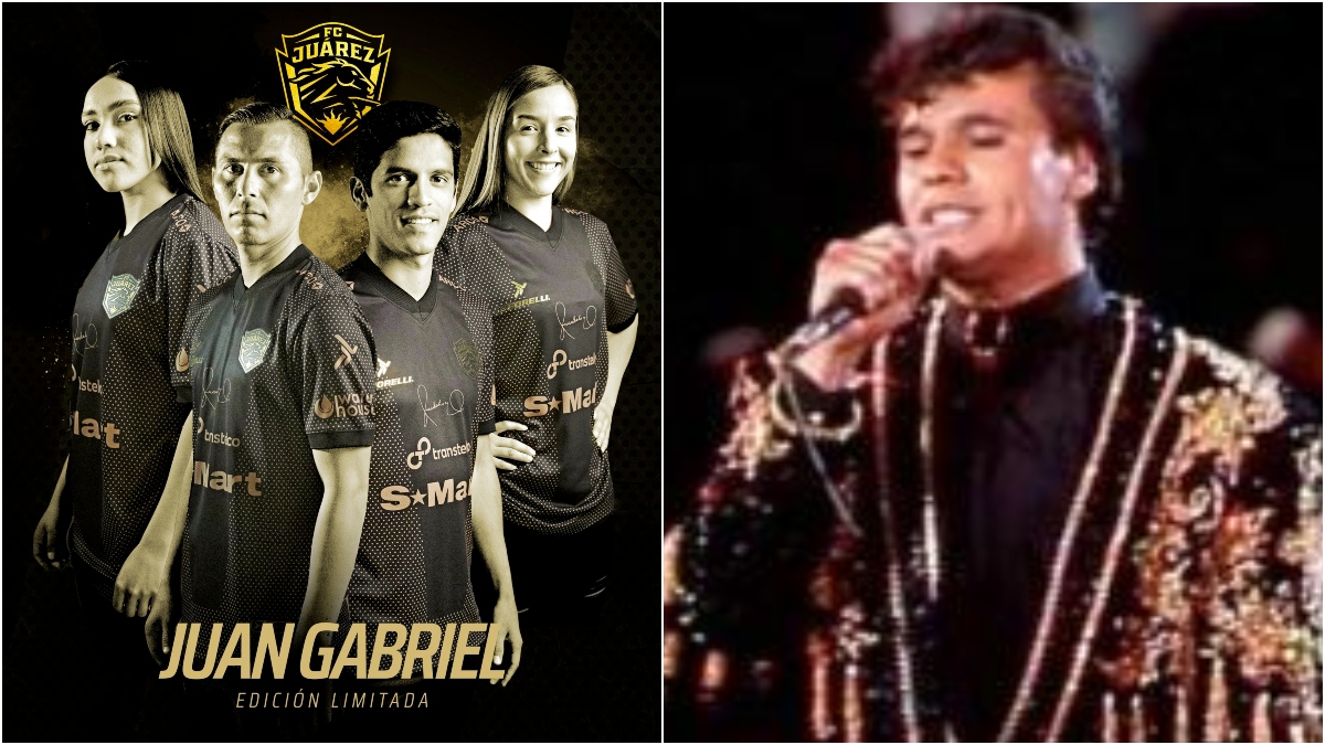 Equipo de fútbol de Juárez rinde homenaje a Juan Gabriel con jersey de colección