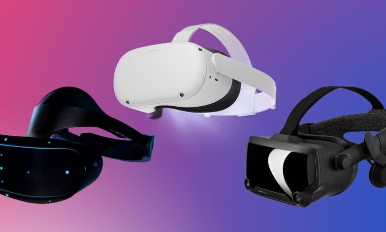 Especificaciones de PSVR 2 en comparación con Oculus Quest 2 y Valve Index