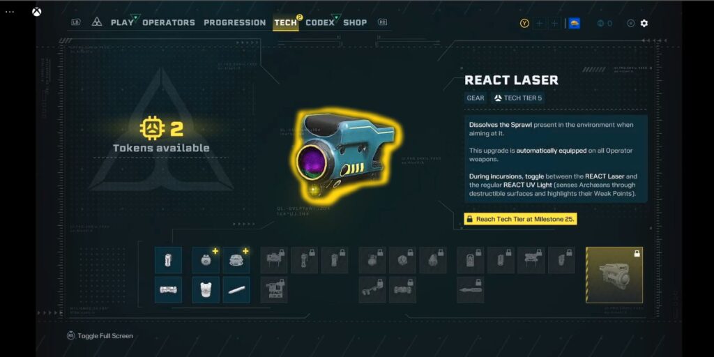 Extracción de Rainbow Six: Cómo desbloquear tecnología