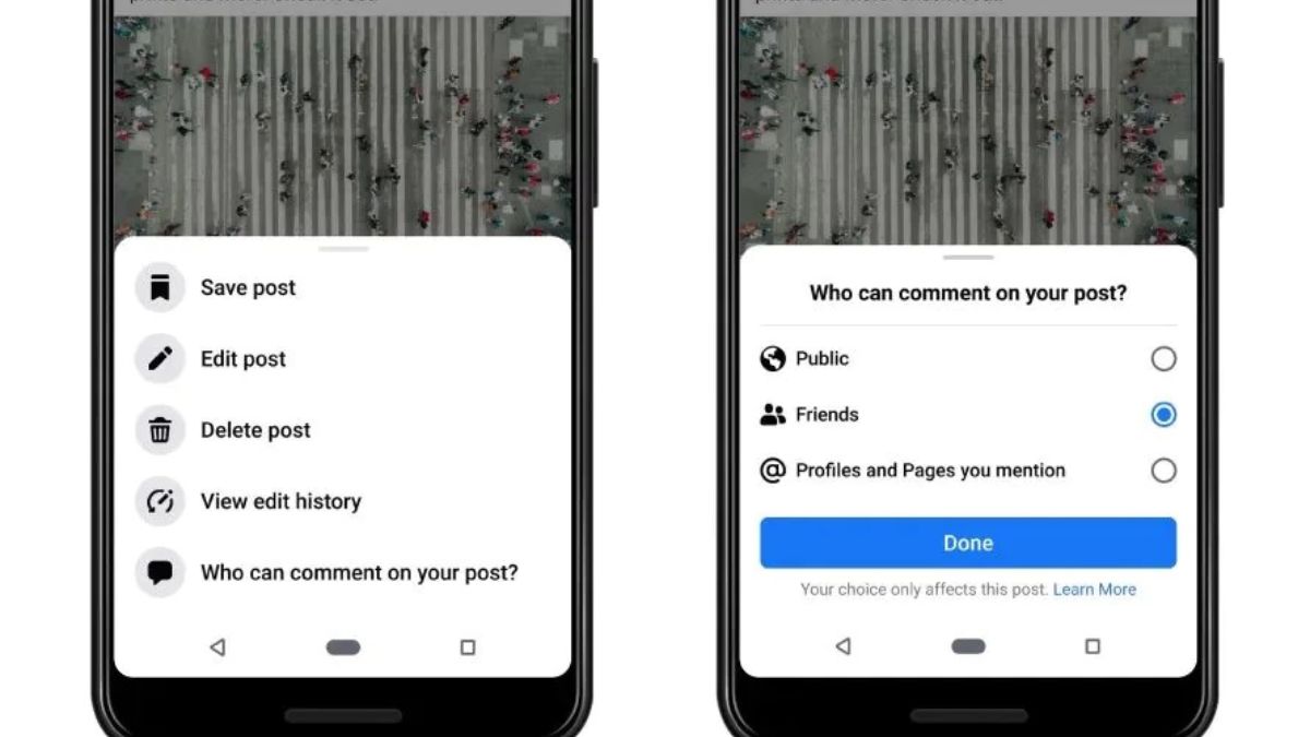 Facebook permite restringir quién puede comentar en las publicaciones