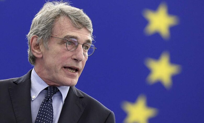 Fallece en Italia el presidente del Parlamento Europeo, David Sassoli