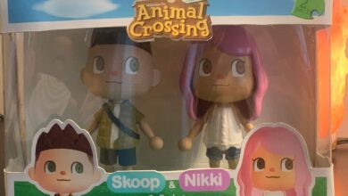 Figuras hechas en casa de regalos de fans de ACNH, completas con embalaje