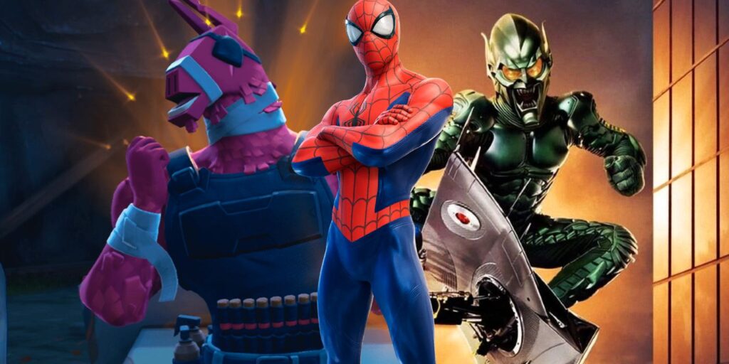 Filtraciones de Fortnite sobre Spider-Man Green Goblin y Mary Jane NPC