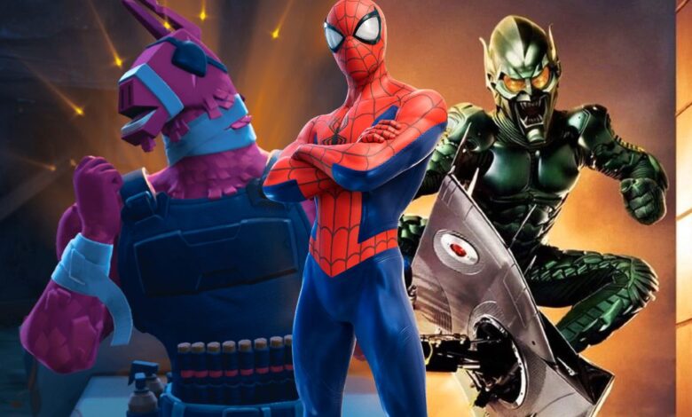 Filtraciones de Fortnite sobre Spider-Man Green Goblin y Mary Jane NPC