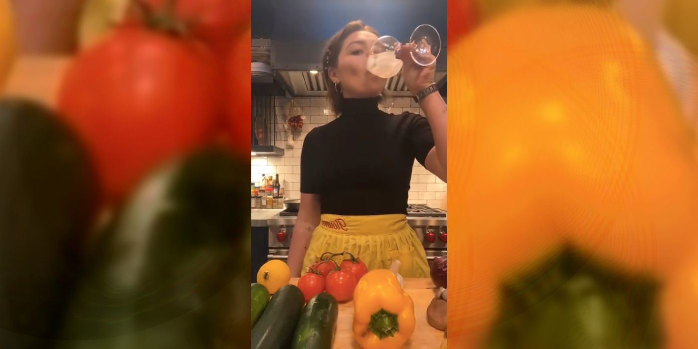 Florence Pugh revive el programa de cocina favorito de los fans en Instagram Stories