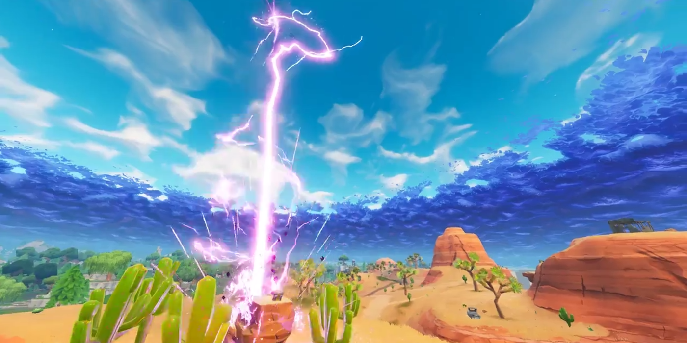 Fortnite: cómo ser alcanzado por un rayo