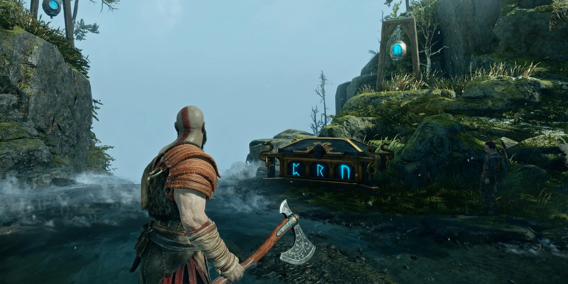 God Of War: Todas las ubicaciones de cofres de manzana de Idunn