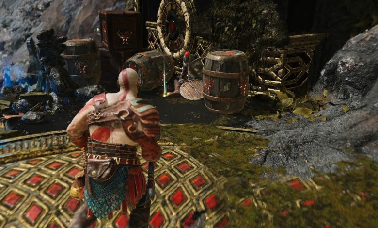 God Of War: Ubicaciones de artefactos de barcos abandonados (Lago de los Nueve)