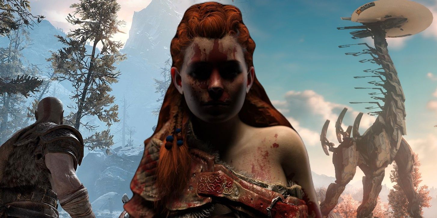 God of War & Forbidden West Fan DLC Concept muestra a Aloy como Kratos