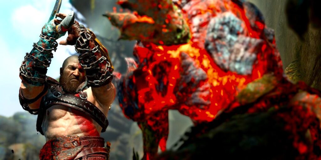 God of War: el poder de Kratos se muestra en una foto increíble