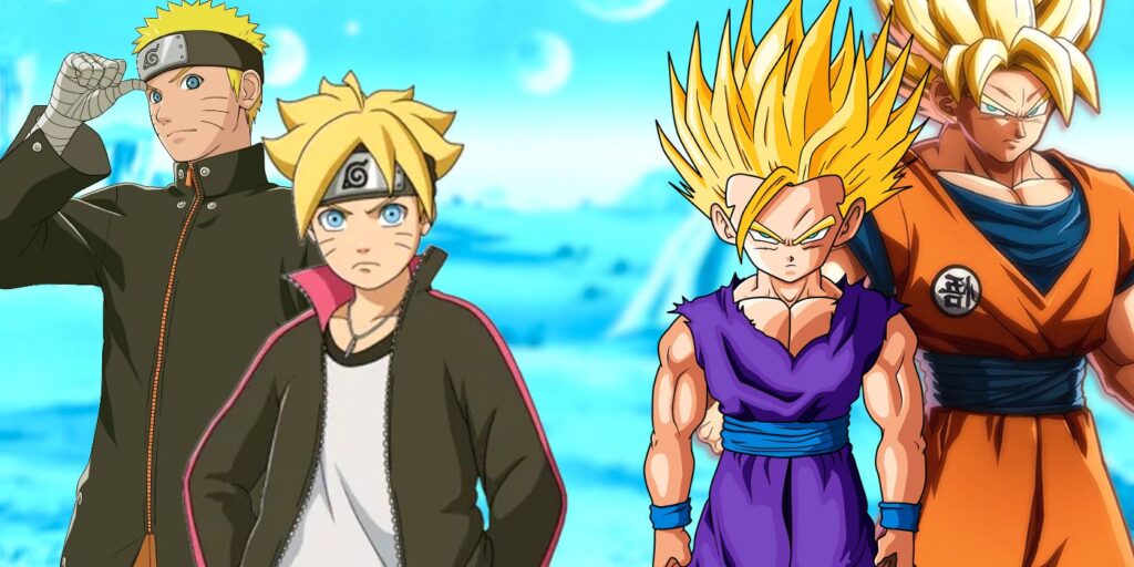 Goku de Dragon Ball vs.  Naruto: ¿Quién es el peor padre del manga?