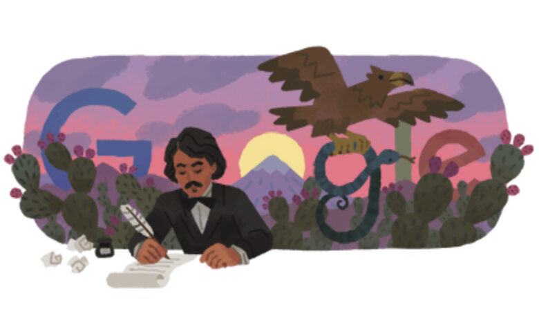 Google rinde homenaje a Francisco González Bocanegra, autor del himno