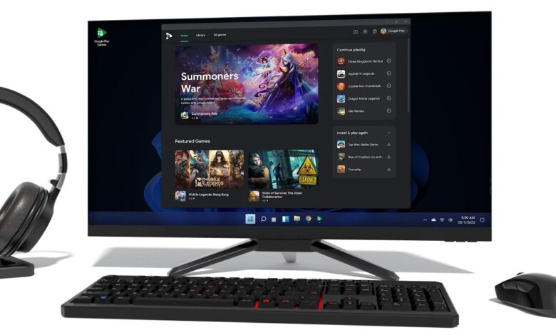 Google trae juegos de Android a PC con Windows, pero no para todos