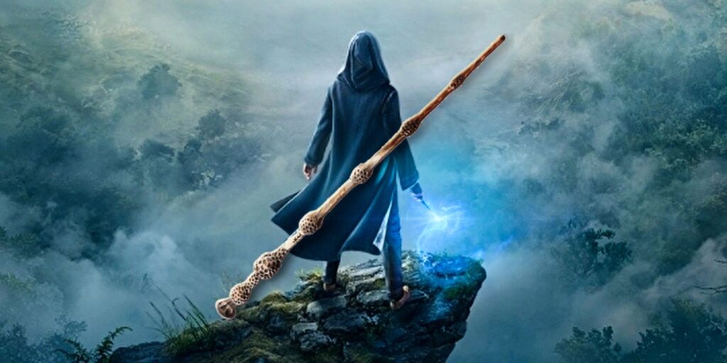 Hogwarts Legacy puede mostrar la varita de saúco antes que Dumbledore y Grindelwald