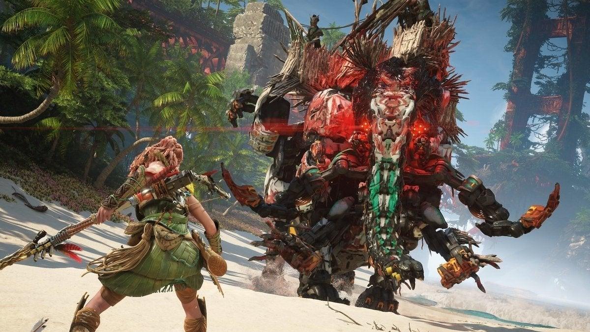 Horizon Forbidden West revela el tamaño del archivo de PS5