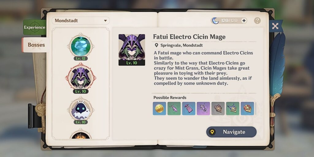 Impacto de Genshin: todas las ubicaciones de Electro Cicin Mage Boss (y recompensas)