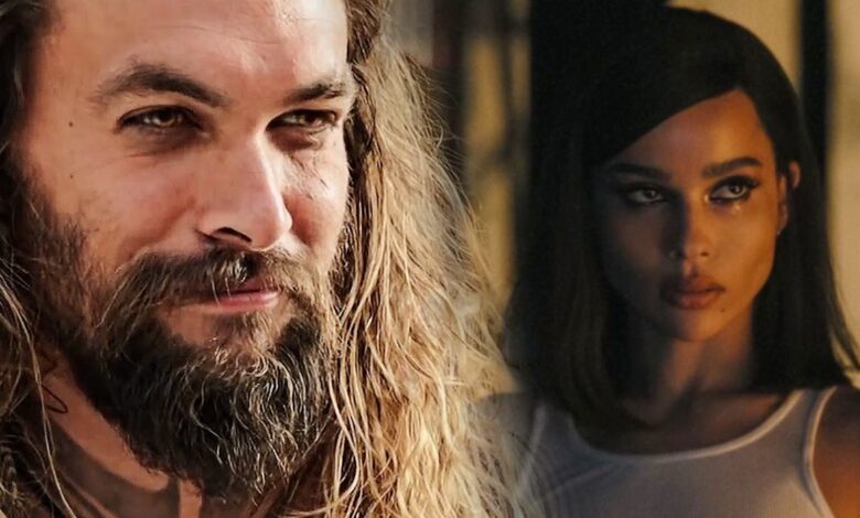 Jason Momoa apoya a su hijastra Zoë Kravitz con Sweet The Batman Post