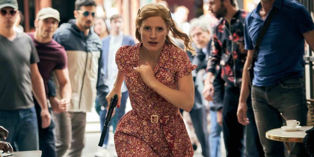 Jessica Chastain terminó en el hospital después de filmar un truco para una nueva película