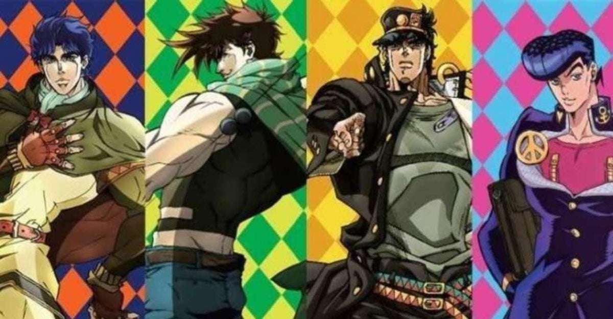 JoJo’s Bizarre Adventure comparte el arte oficial de cada generación de Joestar