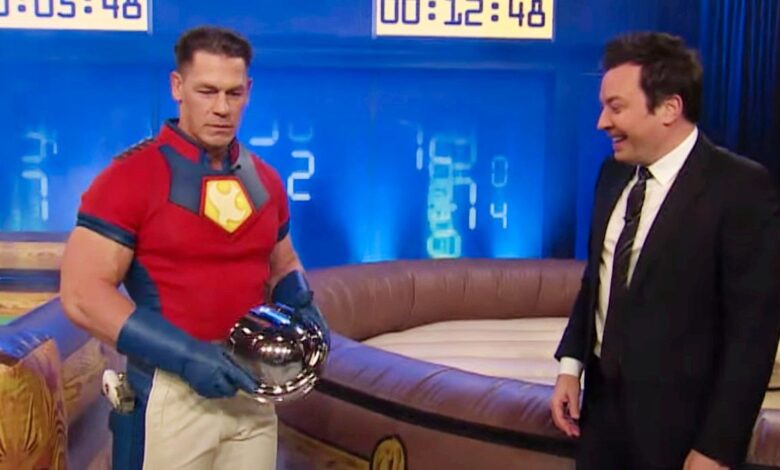 John Cena pierde su casco de pacificador ante Jimmy Fallon en un divertido video