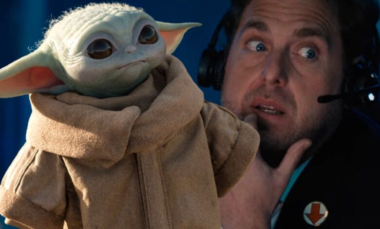 Jonah Hill bromea sobre la enemistad imaginaria con el bebé Yoda de The Mandalorian