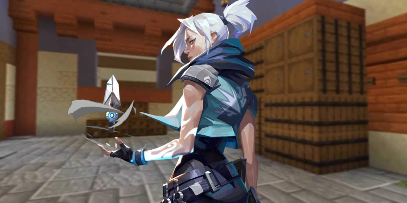 Jugador de Minecraft recrea Jett y su conjunto de movimientos de Valorant