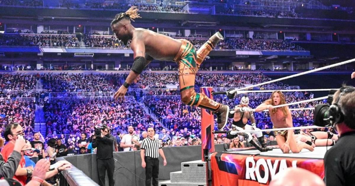 Kofi Kingston reacciona a su momento fallido en Royal Rumble 2022