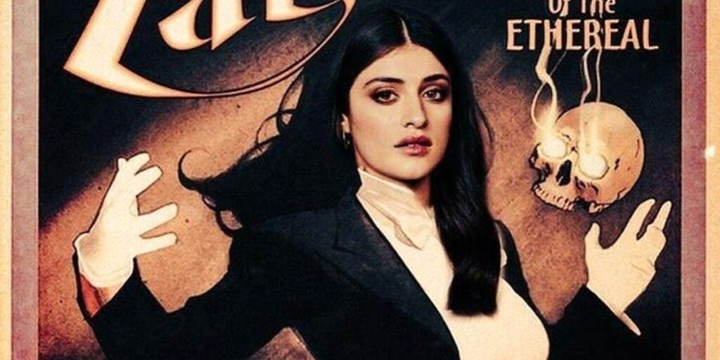 La actriz de Witcher's Yennefer imaginada como Zatanna en el arte del póster de la película DC
