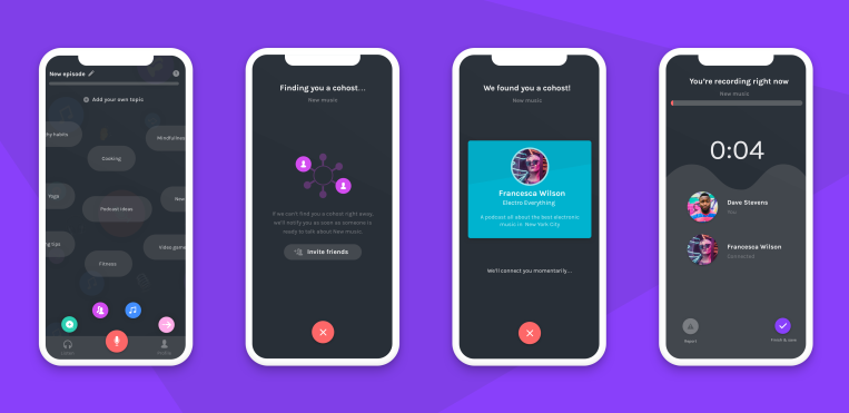 La aplicación de podcasts Anchor ahora puede encontrarte un coanfitrión