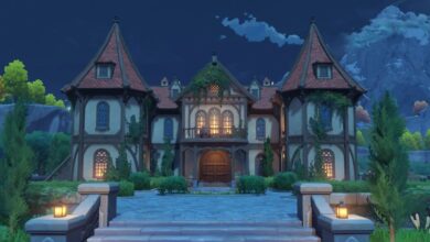 La bodega Dawn de Genshin Impact rehecha en Animal Crossing es pura magia