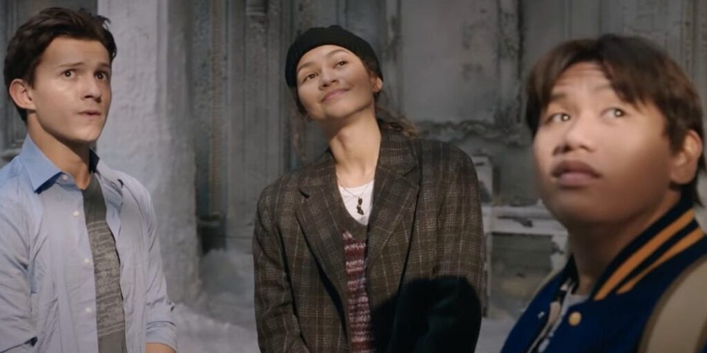 La escena de lanzamiento de pan de No Way Home Spidey-Sense fue idea de Zendaya