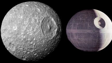 La espeluznante luna 'Estrella de la muerte' de Saturno puede estar ocultando un océano líquido