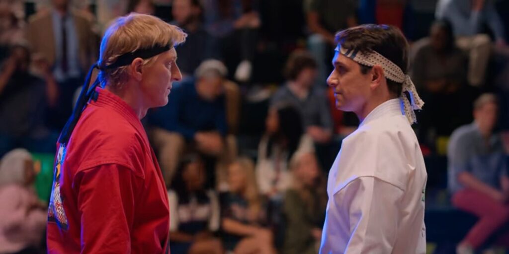 La estrella de la temporada 4 de Cobra Kai reacciona al conocer la identidad del campeón de All-Valley
