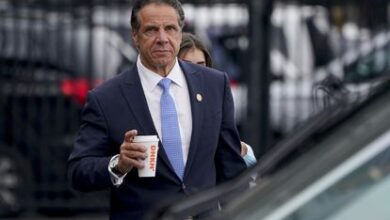 El gobernador de Nueva York el pasado 10 de agosto en Nueva York, el día que anunció su renuncia.