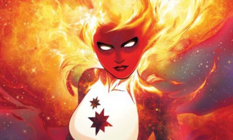 La forma definitiva del Capitán Marvel regresa en una hermosa portada binaria