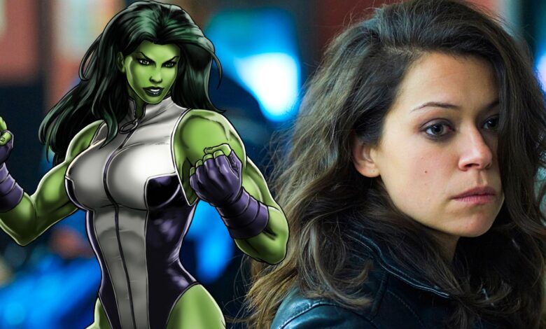 La foto del set de She-Hulk muestra la cabeza de MoCap terriblemente divertida de Tatiana Maslany