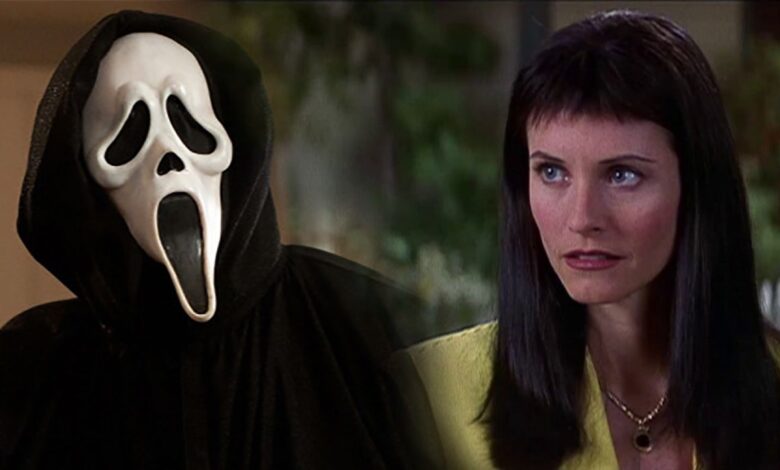 La película Scream trolea a Courteney Cox por el horrible flequillo de Gale Weathers